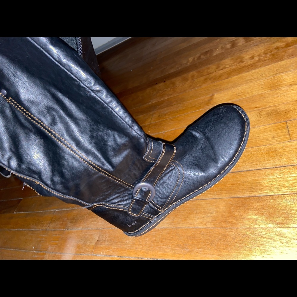 Black boots